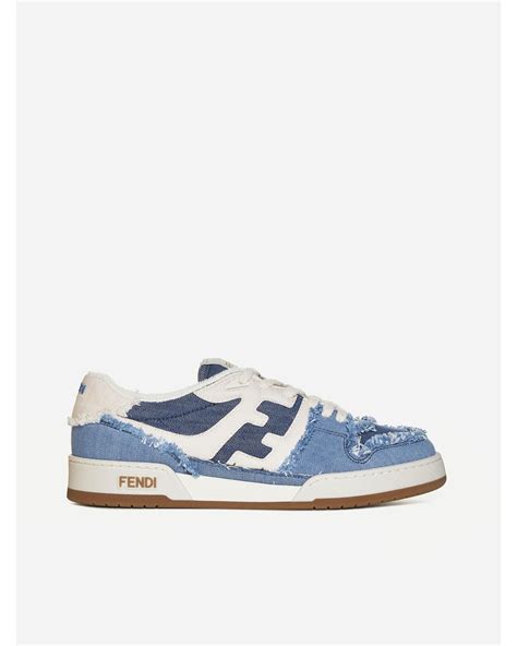 Fendi blue shoes